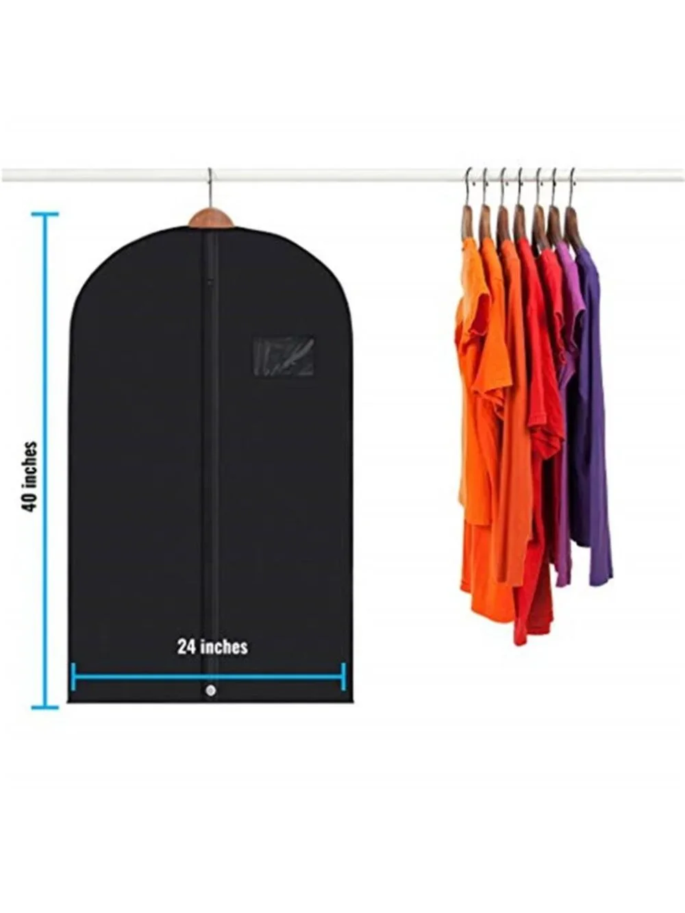 Garment Bags Hanging Clothes Storage Travel Suit Dress Cover Breathable